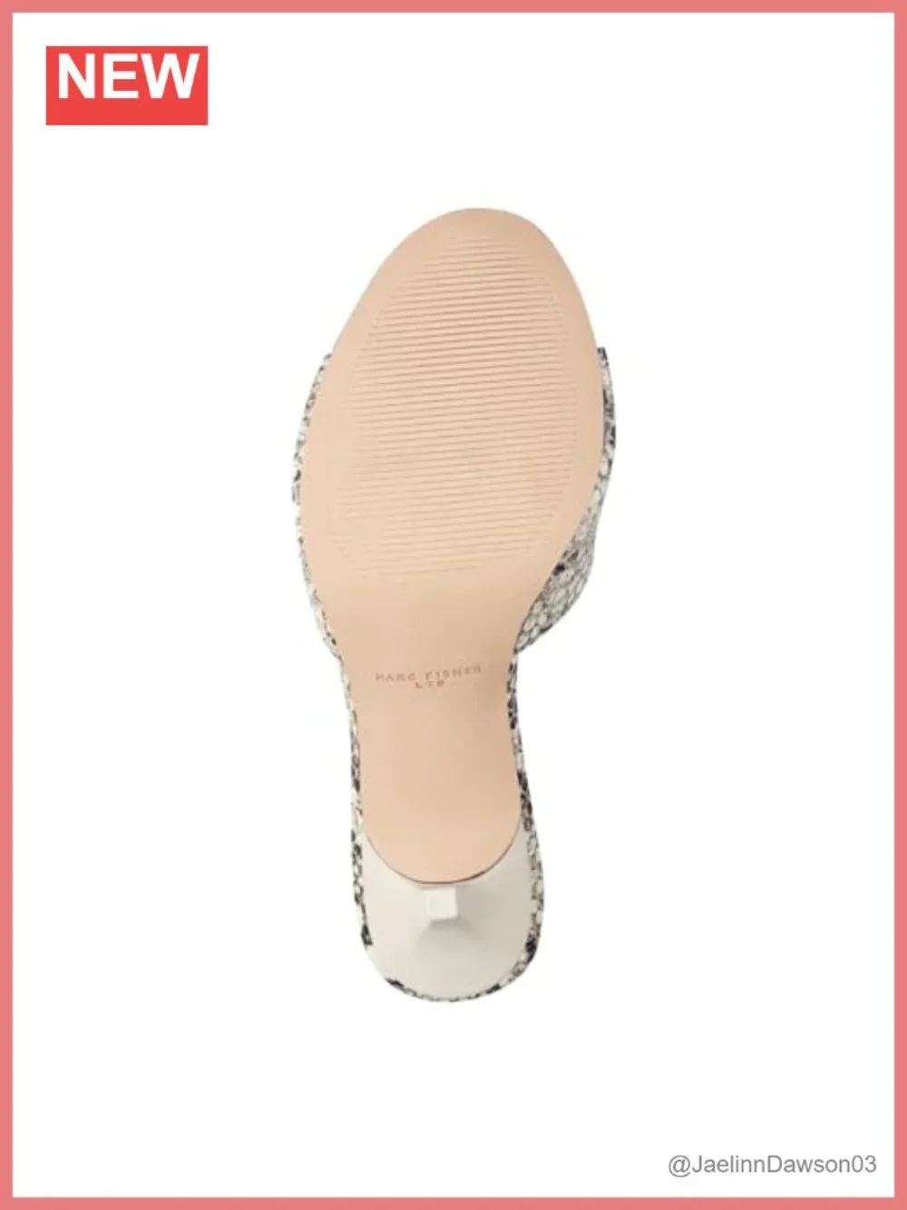 Marc Fisher LTD Finny Heeled Sandals Leather Stiletto Slip-On Dress Sandals